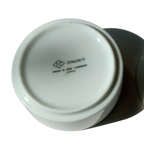 Otagiri Vintage Porcelain Trinket Box, White Kitten with Ballet Shoe, Cute - Picture 11 of 13